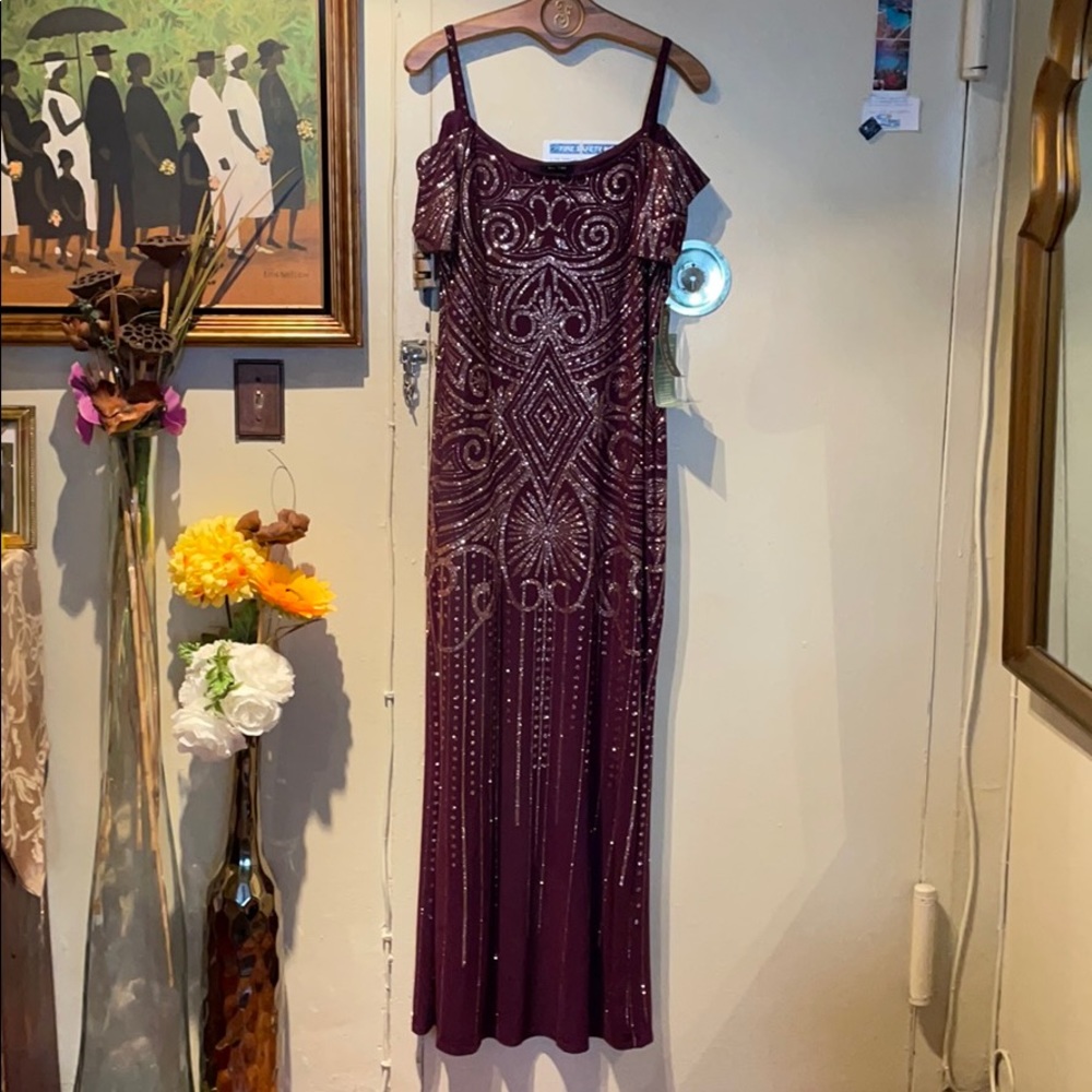 Glitter Berry Gown